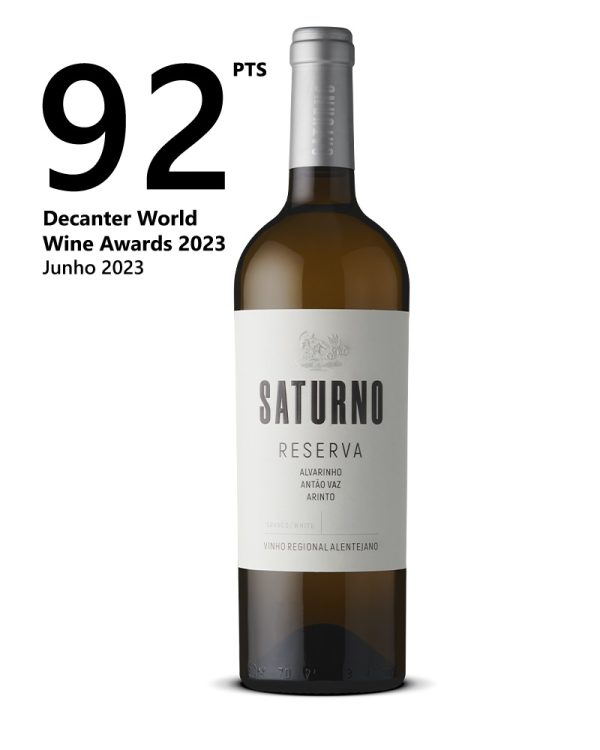 Saturno Reserva Branco, 2020 - 92 pontos, medalha de Prata | Decanter World Wine Awards 2023
