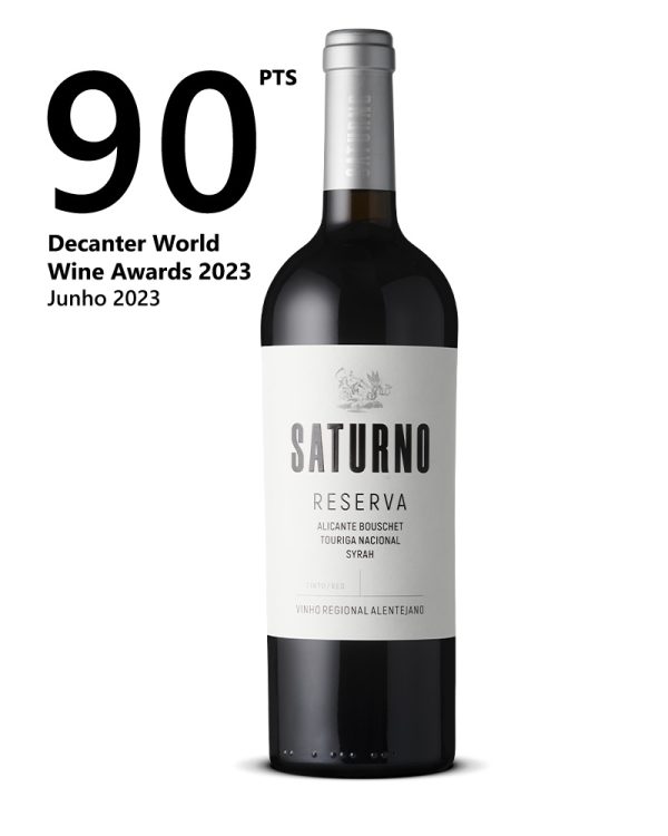 Saturno Reserva Tinto, 2019 - 90 pontos, medalha de Prata | Decanter World Wine Awards 2023