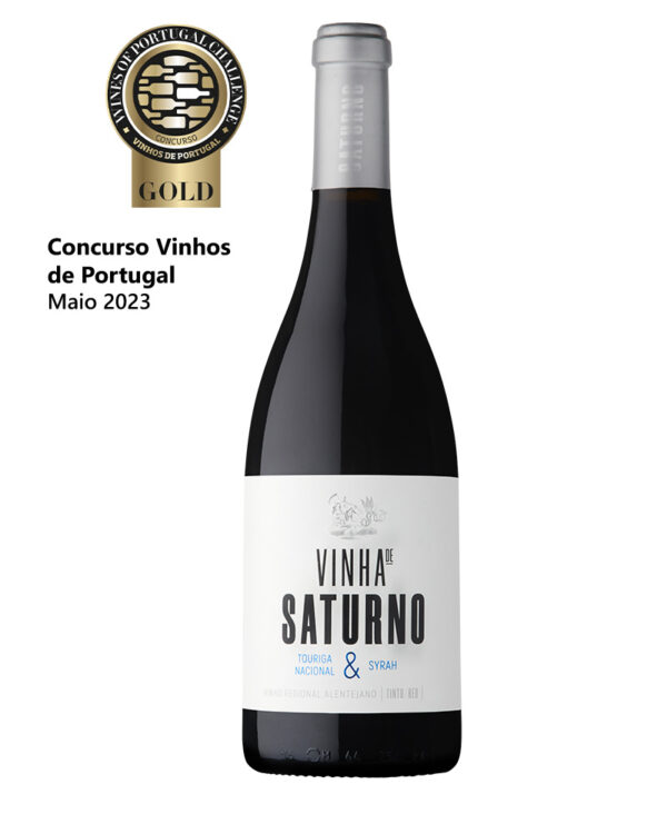 Vinha de Saturno Tinto, 2017, Medalha de Ouro no Concurso de Vinhos de Portugal 2023.